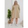 Female dress, size 64, beige color