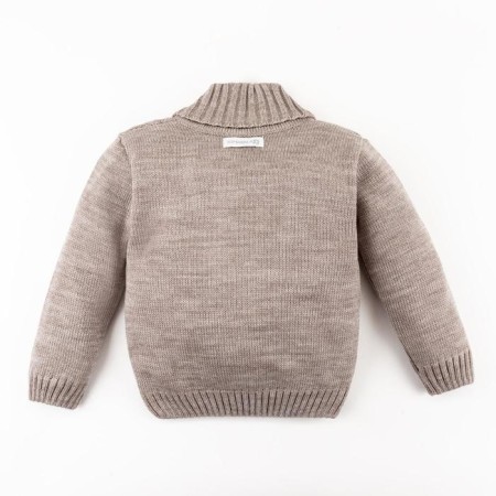 Jumper knitted baby I grow 80-86 cm, beige-4