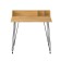 Written table Liverpool 90x50x75 cm, oak craf gold, black