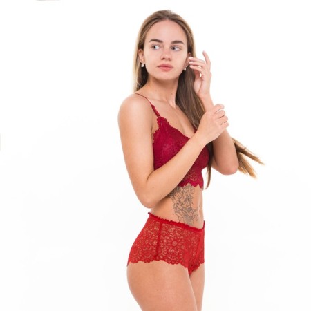 Cowards women's slips, red color, size 46-6