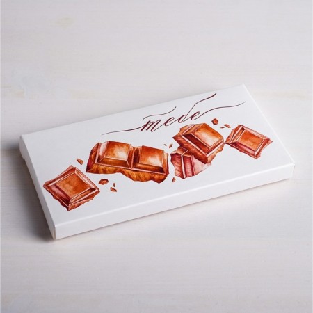 Chocolate box, confectionery packaging, “you”, 17.3 x 8.8 x 1.5 cm