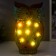 Souvenir Polystone Light "Eaglestone with succulents" from the solar battery 26.5x15.5 cm