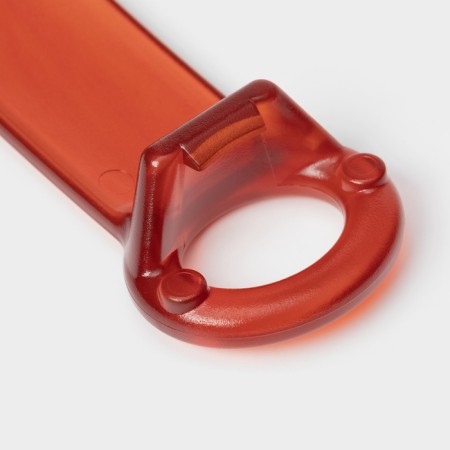 Open of screw covers, 14 cm, plastic, red-3