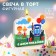 Candle for the cake "Happy Birthday!", 8 x 9.3 cm, blue tractor