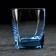 Low glass glass Luminarc Sterling, 300 ml, blue color