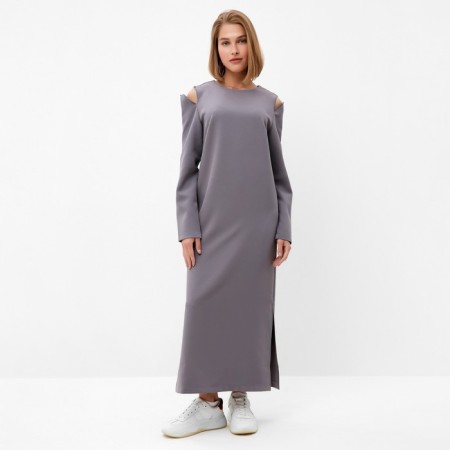 Women's dress Minaku: Casual Collection Graphite Color, Rr. 50-1