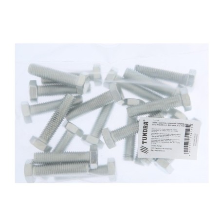Bolt "Tundra Krep", with a hexagonal head, galvanized, Din933, M12x50 mm, 1 kg-3