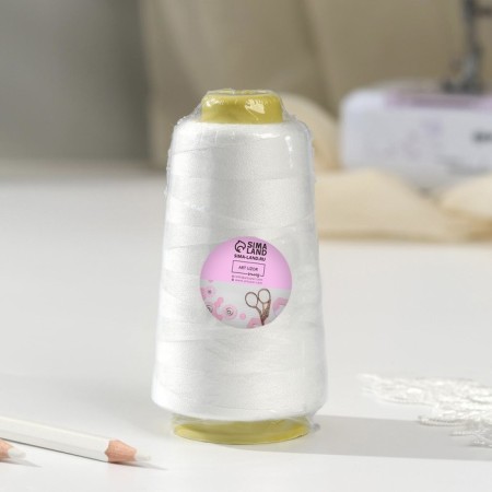 Threads 20/2, 3000 yard, white color-4