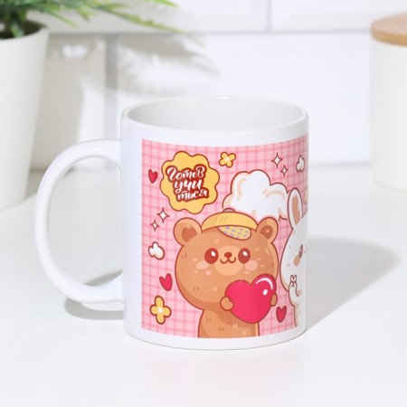 Gift set "School graduate!" organizer, mug, pink, bunny-5