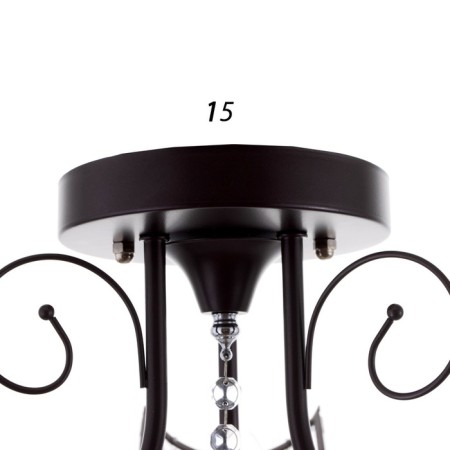 Simona chandelier 3x40W E27 Chocolate 60x60x24 cm Bayerlux-5
