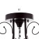 Simona chandelier 3x40W E27 Chocolate 60x60x24 cm Bayerlux
