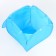 A basket for storing toys "Raccoon" with a lid, 45 x 45 x 43 cm, blue