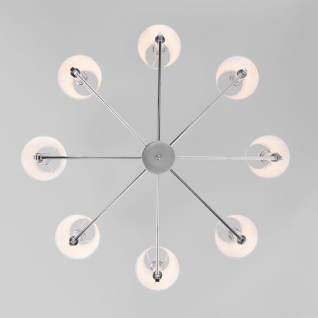 Ceiling Lamp EUROSVET CONSO 60145/8, E14, 8x40W, 900x900x550 mm, chromium color-2