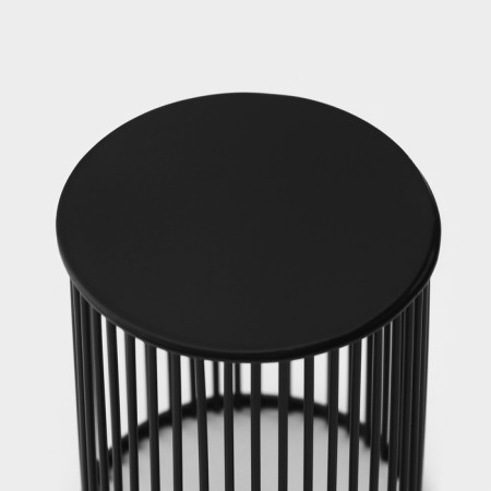 Drywall for cutlery "Loft", 8 × 8 × 10 cm, black color-1