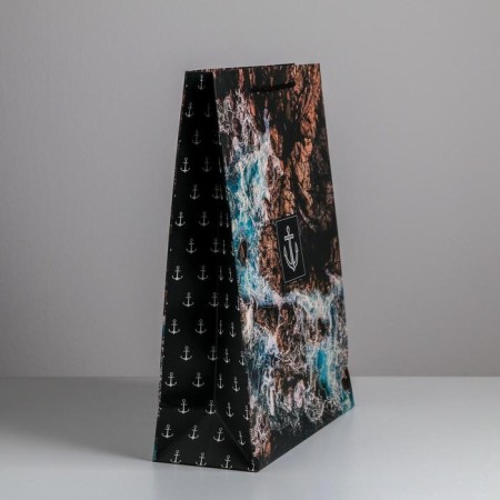 Gift laminated vertical, packaging, "sea", l 31 x 40 x 11.5 cm-2