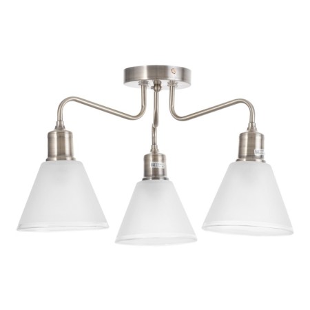 Chandelier "Patricia" 3x40W E27 white, gold 56x56x35cm-4