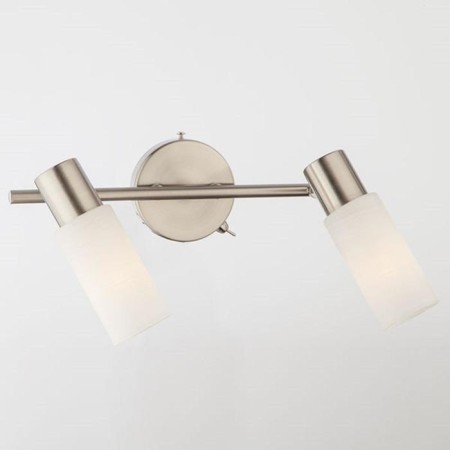 Lamp Madison, 2x40W E14, Nickel color