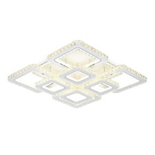 Светильник управляемый светодиодный Ambrella light, Ice, FA1737, 8хLED, 215 Вт, 16125Lum, 3000-6400К, цвет белый, хром