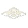LED LED LED Ambrella Light, Ice, FA1737, 8XLED, 215 W, 16125LUM, 3000-6400K, white color, chrome