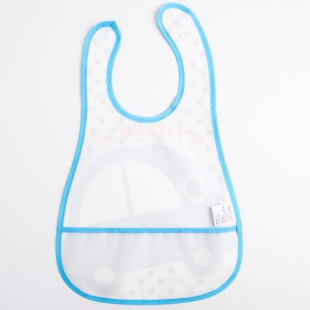 Blory for feeding waterproof on Velcro, for a boy, with a pocket, mix-6