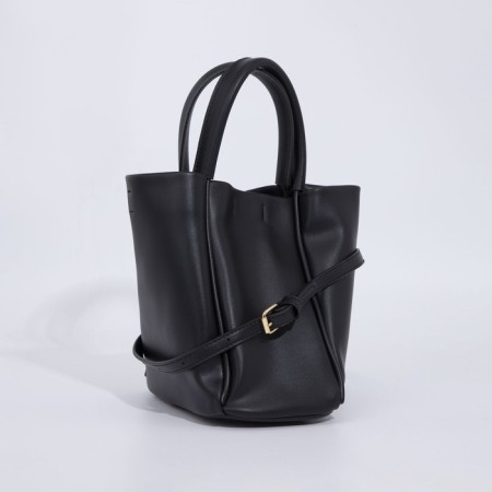 Bag Female Tout with zipper, black color-2