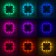 Lamp Citilux “Parker Smart 1” CL232A140E56x52x7.5 cm, 4x16.25W, LED, white color
