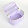 Cosmetic bag grid, 21*14*12, lightning department, lilac