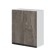 Cabinet hinged 2 doors Noktyurn 600x300x720 white/dark concrete/anthracite