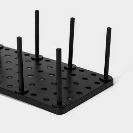 Organizer for boxes with size adjustment, 45 × 15 × 10 cm, black color-3