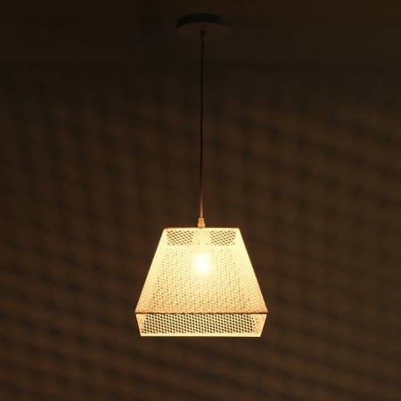 Lamp "Andis" E27 40W white 26x26x19 cm-2