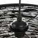 Bayerlux lamp "Azen" E27 40W black 35x35x25-90cm