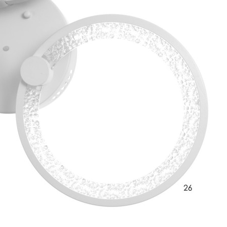 Kunayo chandelier LED 84W 3000-6500K PDU white 63.5x63.5x7.5cm-8