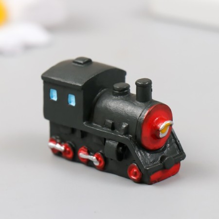 Figure for Florarium Polystone "Retro train" 4x1.5x2.5 cm-3