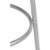 Barrier stool Drezegomad metal/eco -leather, gray/gray 41x41x75 cm