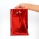 Gift, metallized, red 17x25 cm package, 20 microns 10pcs set