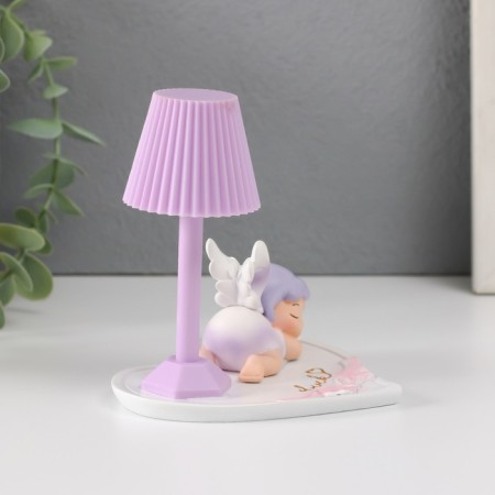Souvenir plastic light "Sleeping baby-angel" mix 10.8x10.5x11 cm-4