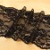 Lace elastic fabric, 180 mm × 2.7 ± 0.5 m, black color