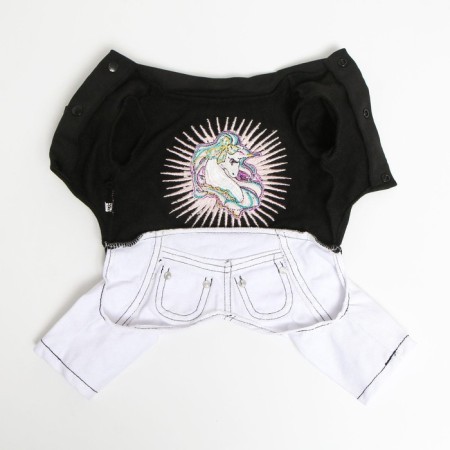 Combiason "Unicorn", size 18 (DS 40 cm, fire 50 cm, Osh 38 cm), black and white-7