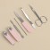 Manicure set "Juice", 7 items, in case, color mix