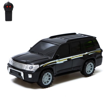 A radioprutal jeep "Cruiser" works from batteries, black color