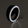 LED ring lamp for Luazon AKS-03, from batteries, 3 modes, black