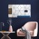 Interior stickers "cube", mirror, wall decor, panel 51 x 90 cm, 28 email