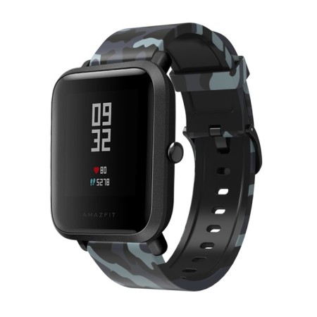 Army smart watch strap, 20 mm, gray-1