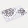 Male purse on a button, for bills, for cards, for coins, black color