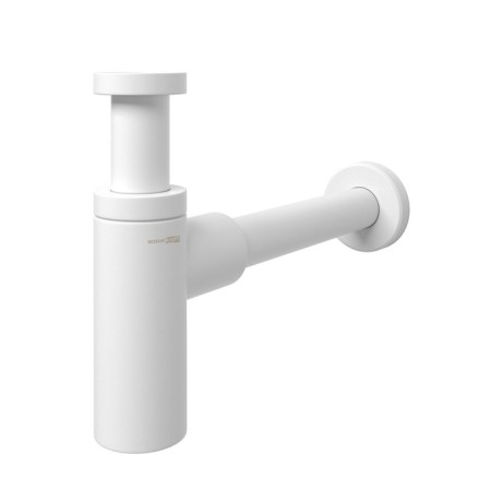 Siphon for the sink Wasserkraft A150, 1 1/4 "x 32 mm, brass, white