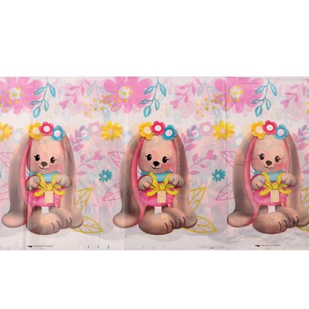 Disposable tablecloth "LI LU", 137 × 180 cm, bunny-1