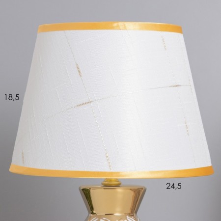 Paula table "Paula" 1x40W E14 white/gold 22x22x36cm-2