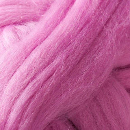 Fasting wool 100% half -toned wool 100g (29 pink lilacs)-2