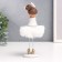 Polystone souvenir "Baby with a large bow and skirt" 17.6x4.8x5 cm