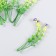 Decor for creativity "Agantus" set 6 pcs Violet 9.5 cm